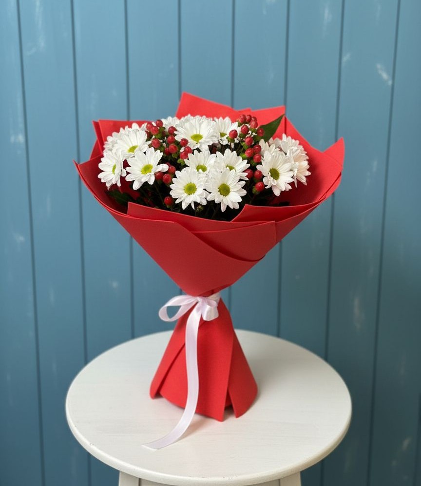 Букет цветов из: Хризантемы в Буланаше