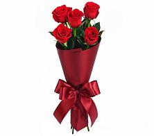 Букет 5 Красных роз Эдлесс Лав в Буланаше