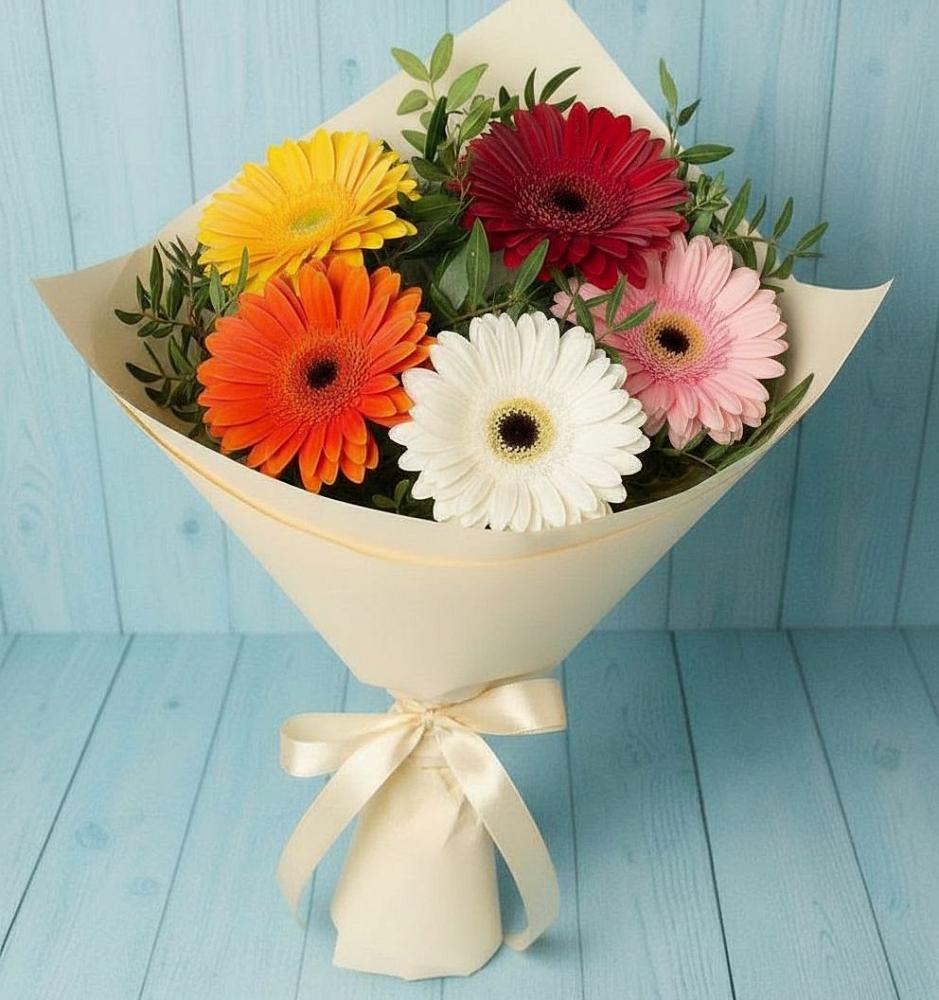 Букет цветов из: Герберы в Буланаше