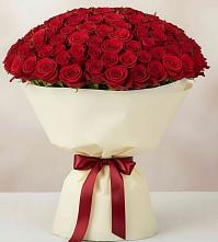 Букет 101 Красная роза Милано в Буланаше