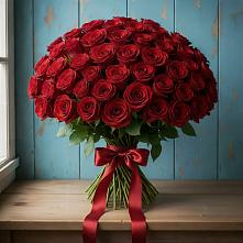Букет Красные розы Блэк Меджик в Буланаше