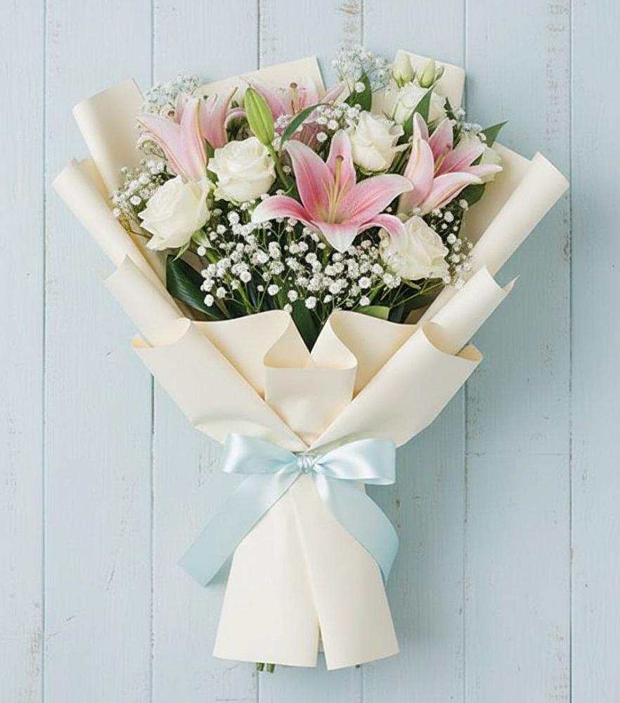 Букет цветов из: Лилии в Буланаше