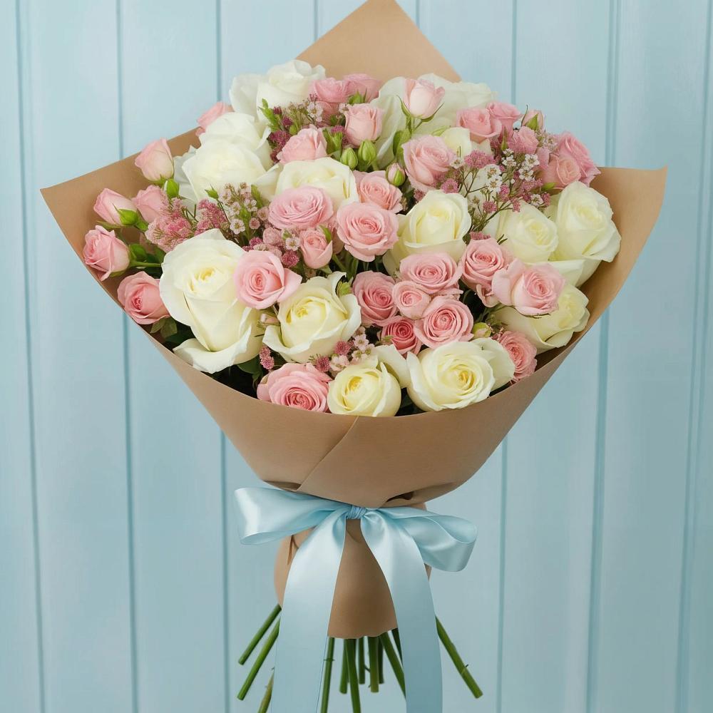 Букет цветов из: Розы в Буланаше