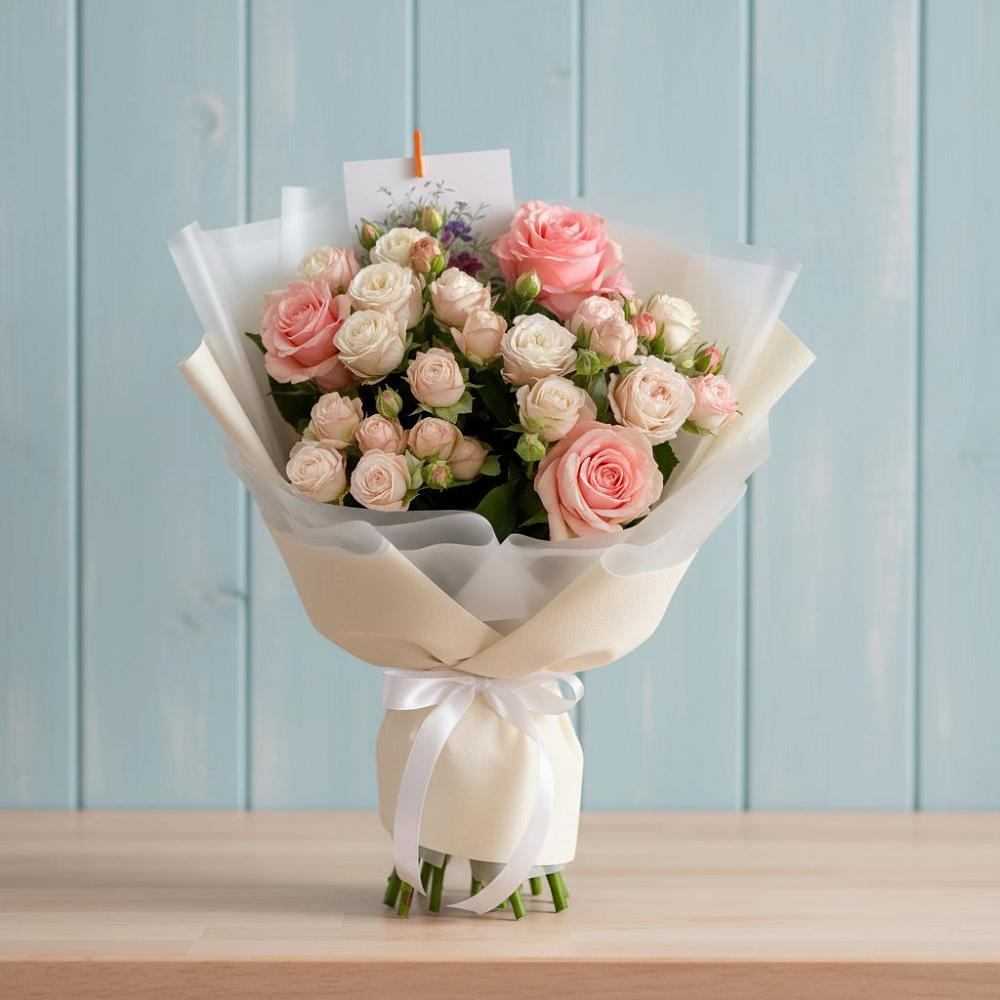 Букет цветов из: Розы в Буланаше