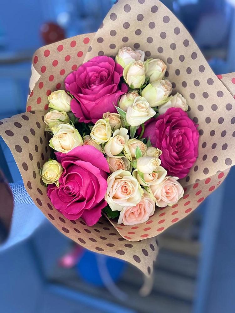 Букет цветов из: Розы в Буланаше