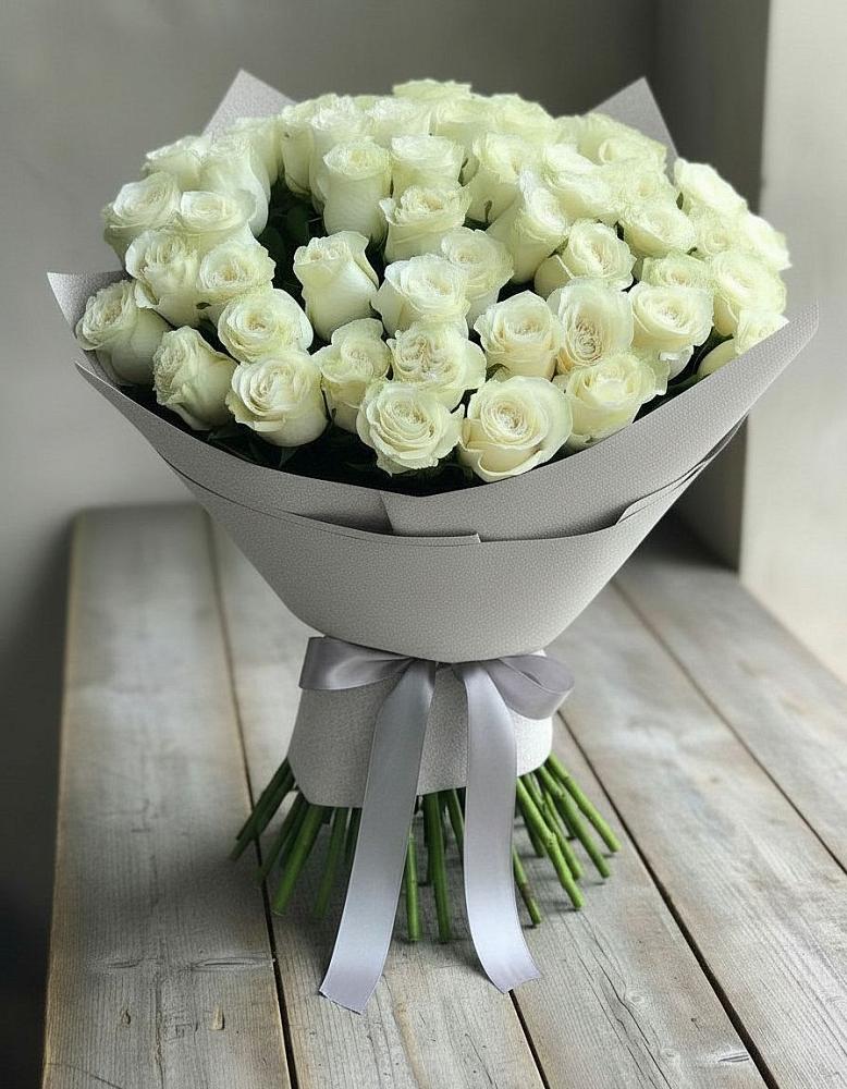 Букет 35 Белых роз в Буланаше