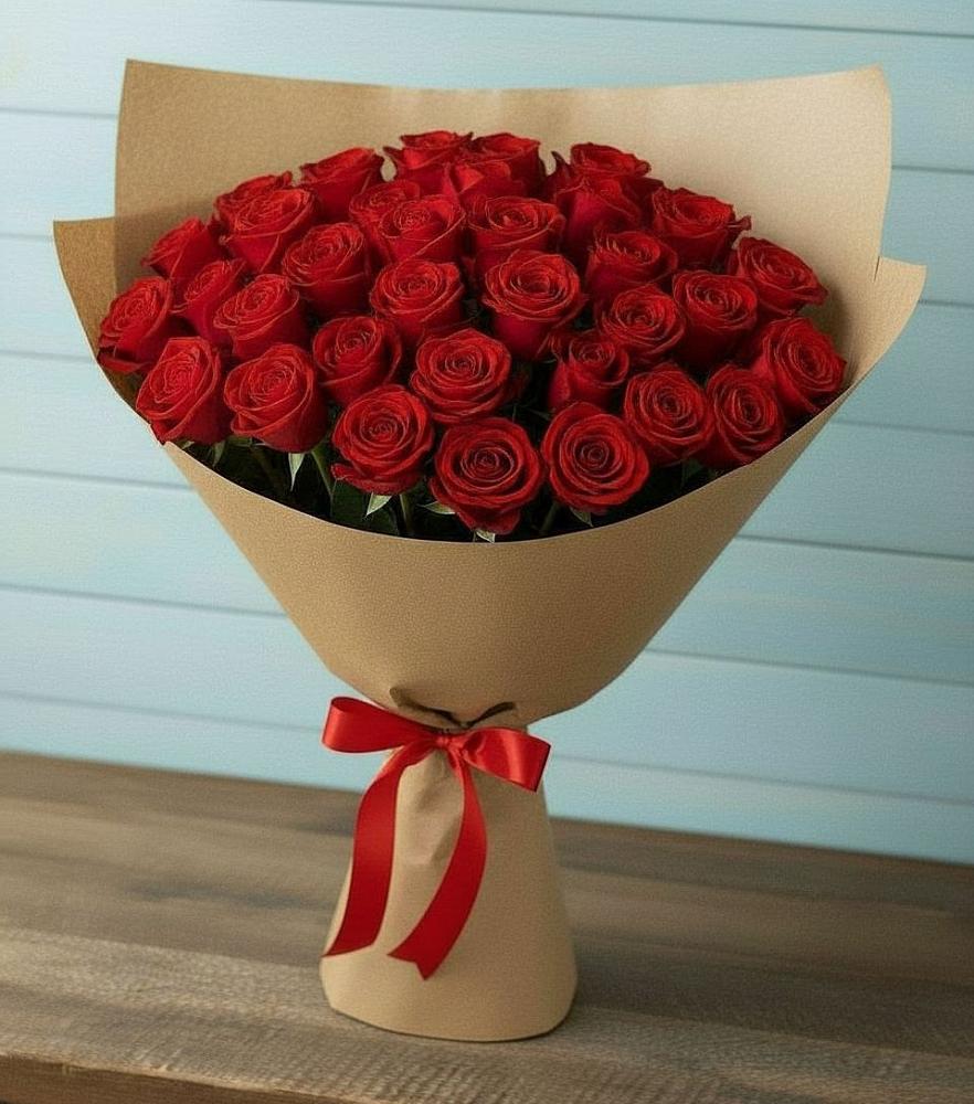 Букет Красные розы Милано в Буланаше
