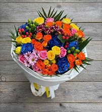 Букет цветов из:  Розы и Хризантемы в Буланаше