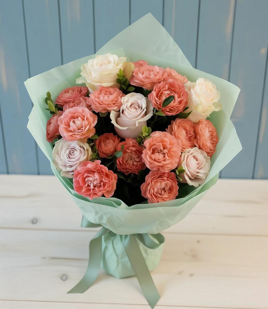 Букет цветов из: Розы в Буланаше