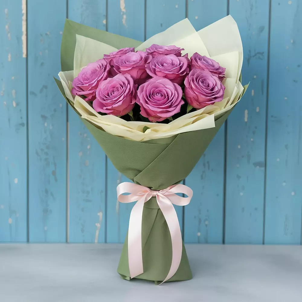 Букет Розы Фёрст Леди в Буланаше