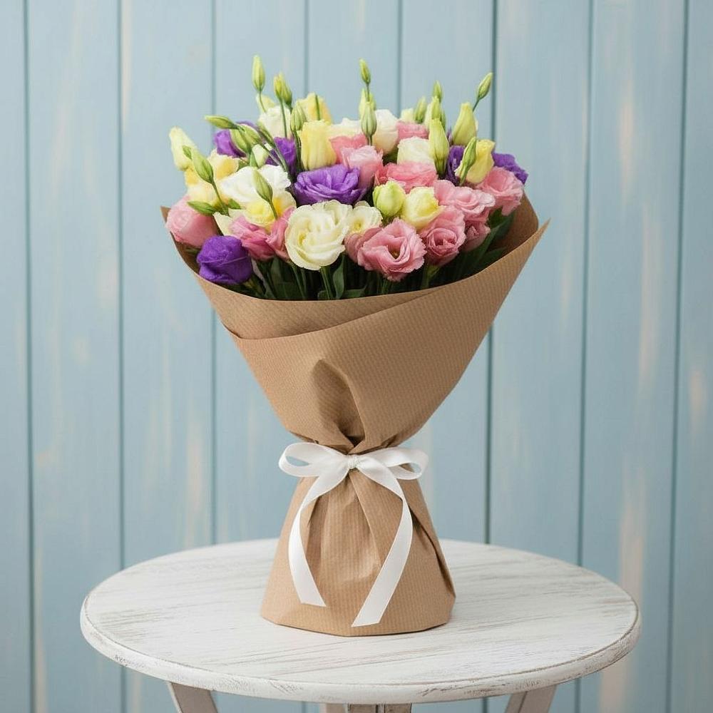 Букет цветов из: Лизиантусы в Буланаше