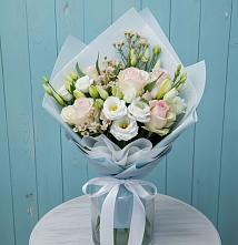 Букет цветов из:  Розы и Лизиантусы в Буланаше