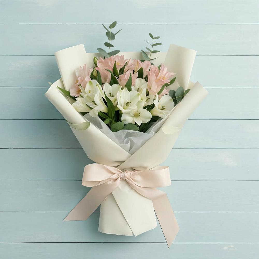 Букет цветов из: Альстромерии в Буланаше