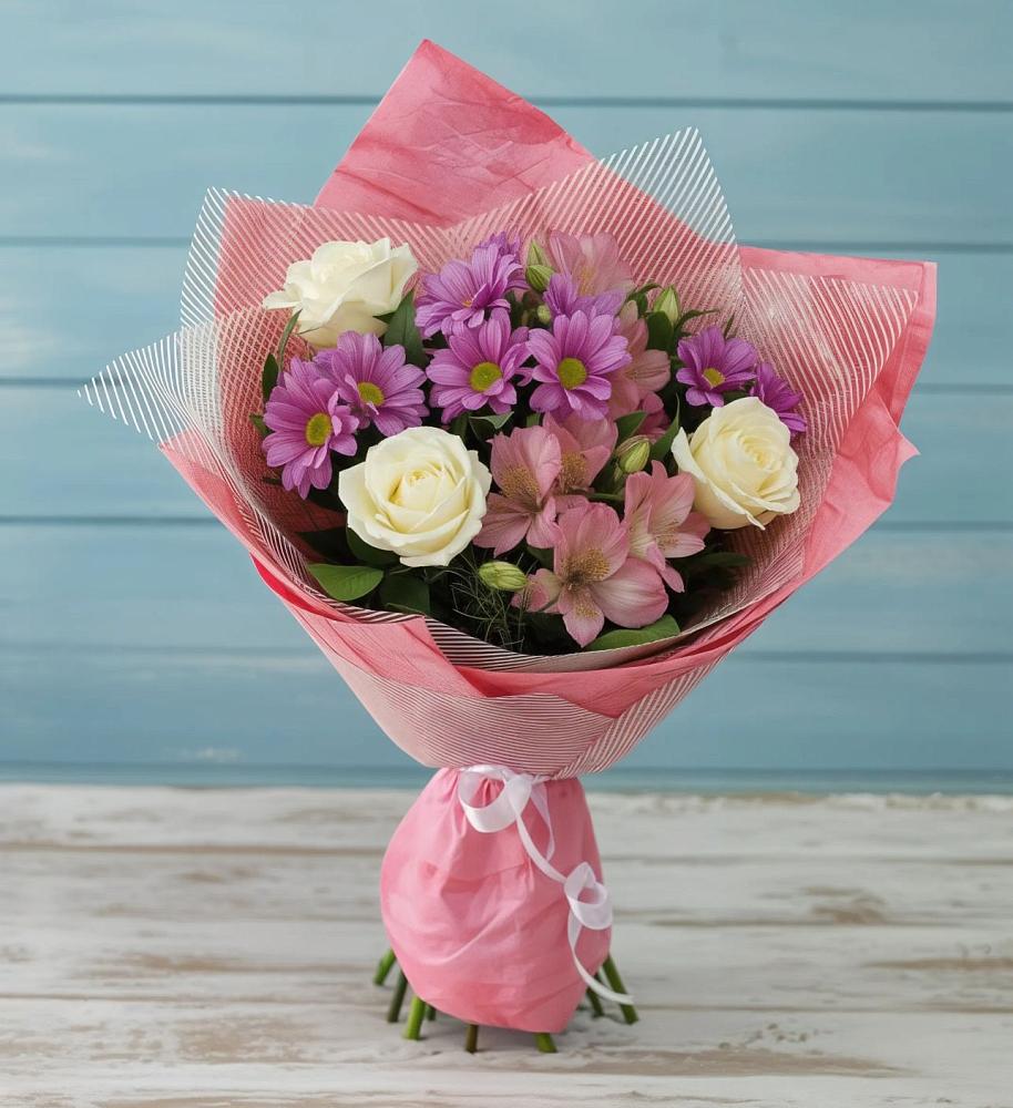 Букет цветов из: Герберы в Буланаше