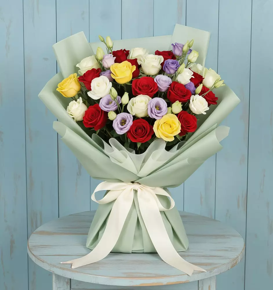 Букет цветов из: Розы в Буланаше