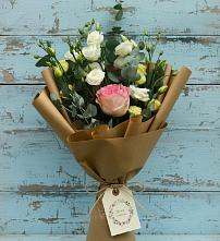 Букет цветов из:  Розы и Лизиантусы #REPLACE_PRED# Буланаше