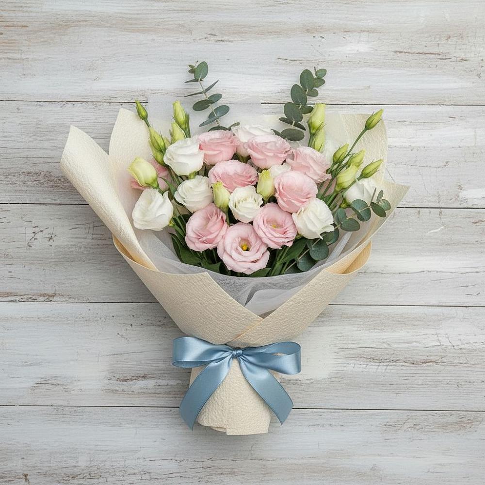 Букет цветов из: Лизиантусы в Буланаше